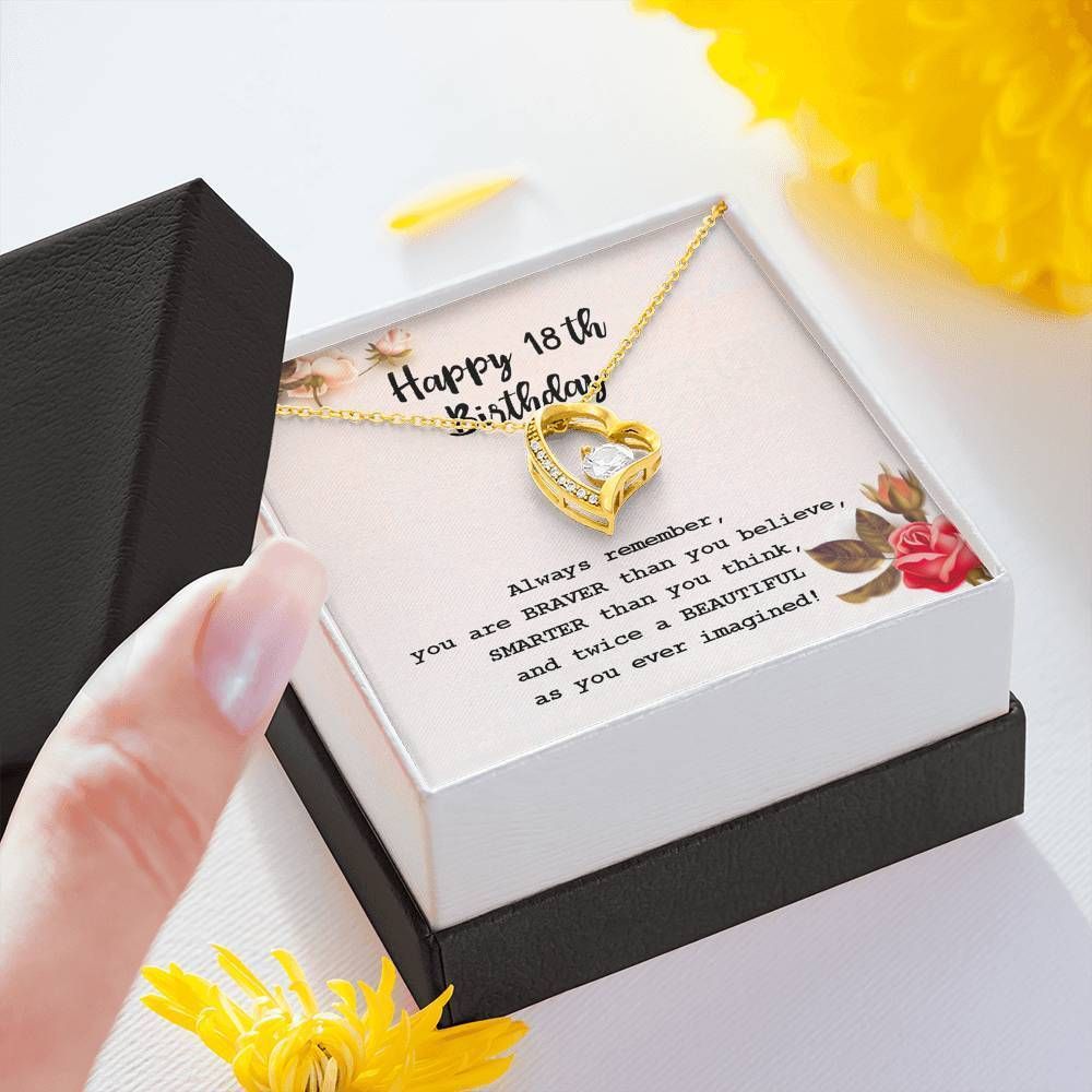 18th Birthday Gifts For Girlfriend Be Confident Forever Love Necklace