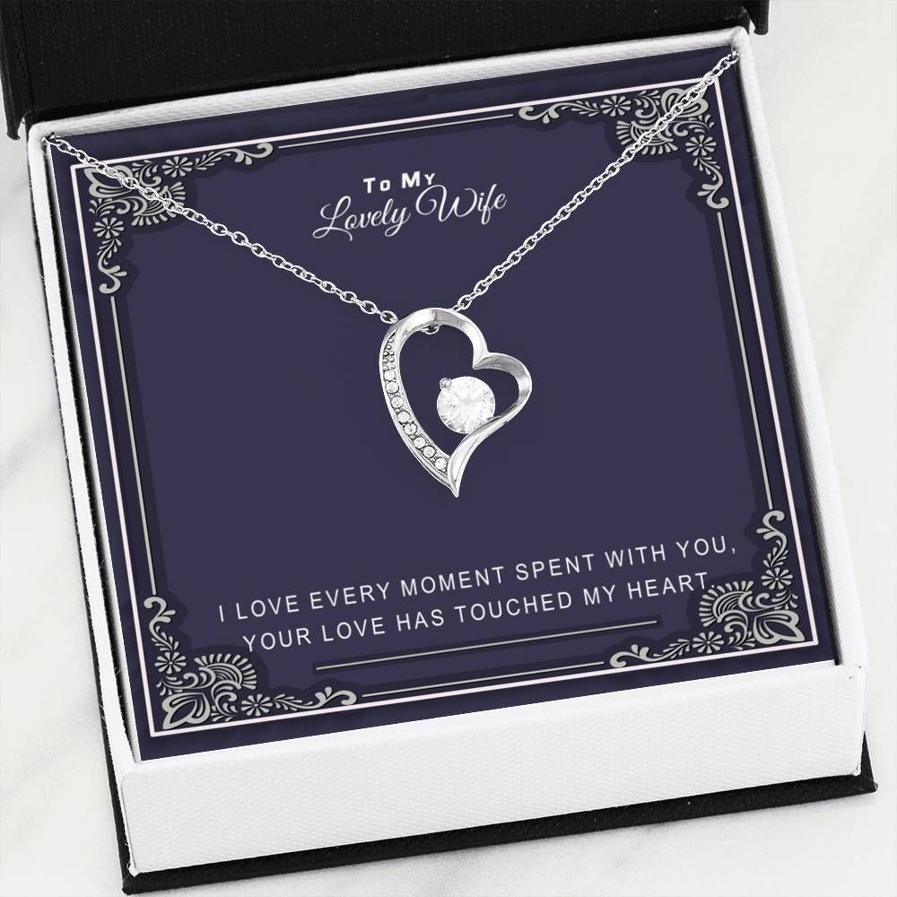 Love Every Moment Spent With You Forever Love Necklace For Wife