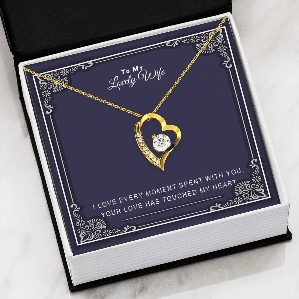 Love Every Moment Spent With You Forever Love Necklace For Wife