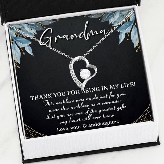 Thank For Being In My Life Forever Love Necklace For Grandma