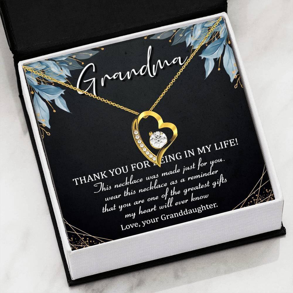 Thank For Being In My Life Forever Love Necklace For Grandma