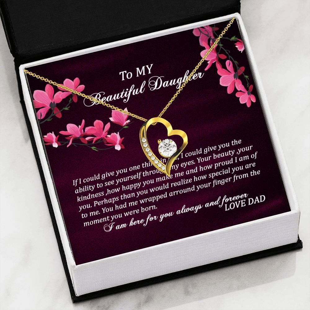 Always Here For You Forever Love Necklace For Daughter