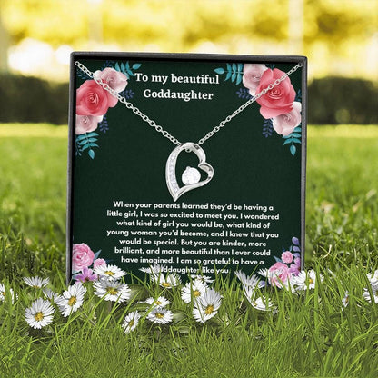 Meaningful Gift Forever Love Necklace For Goddaughter