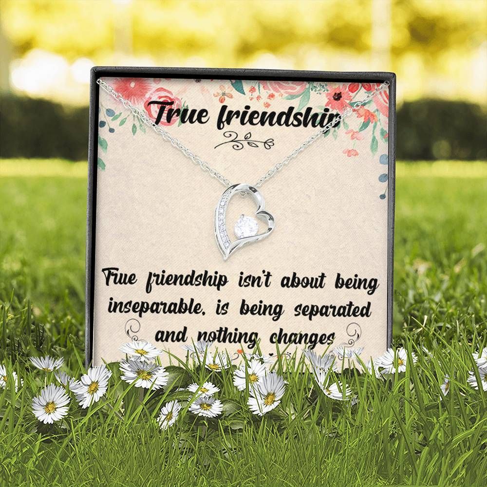 Nothing Changes Our True Friendship Forever Love Necklace For Women