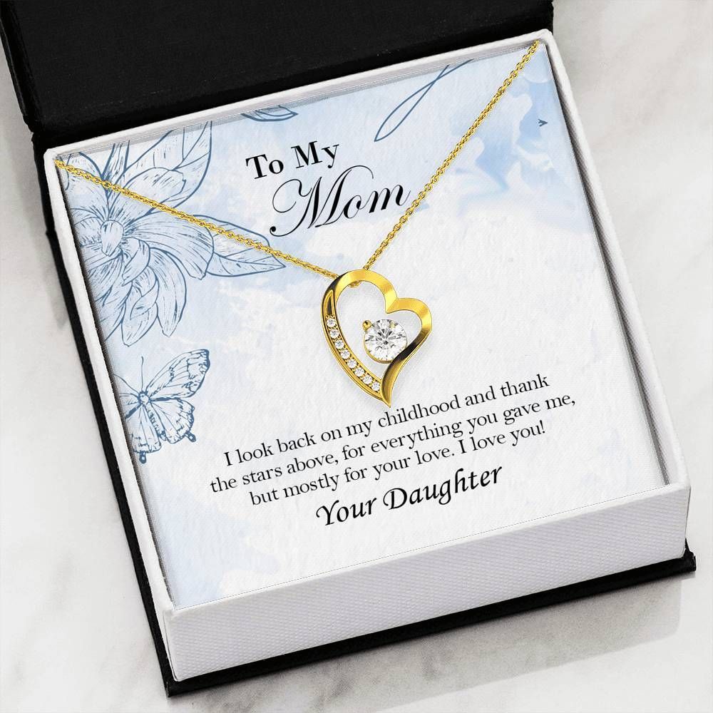 Thank The Stars Above Gift For Mom Forever Love Necklace