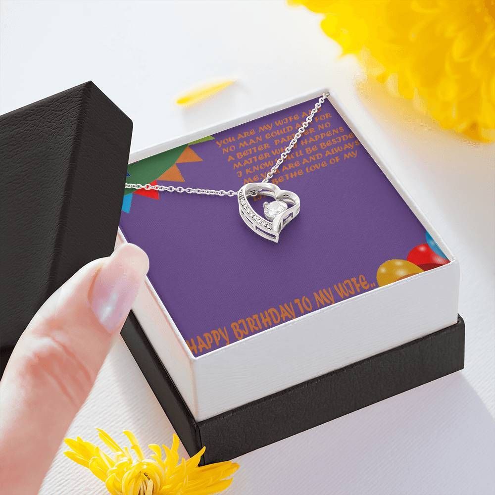 Birthday Gift For Friend Best Friend I Love You All Time Forever Love Necklace