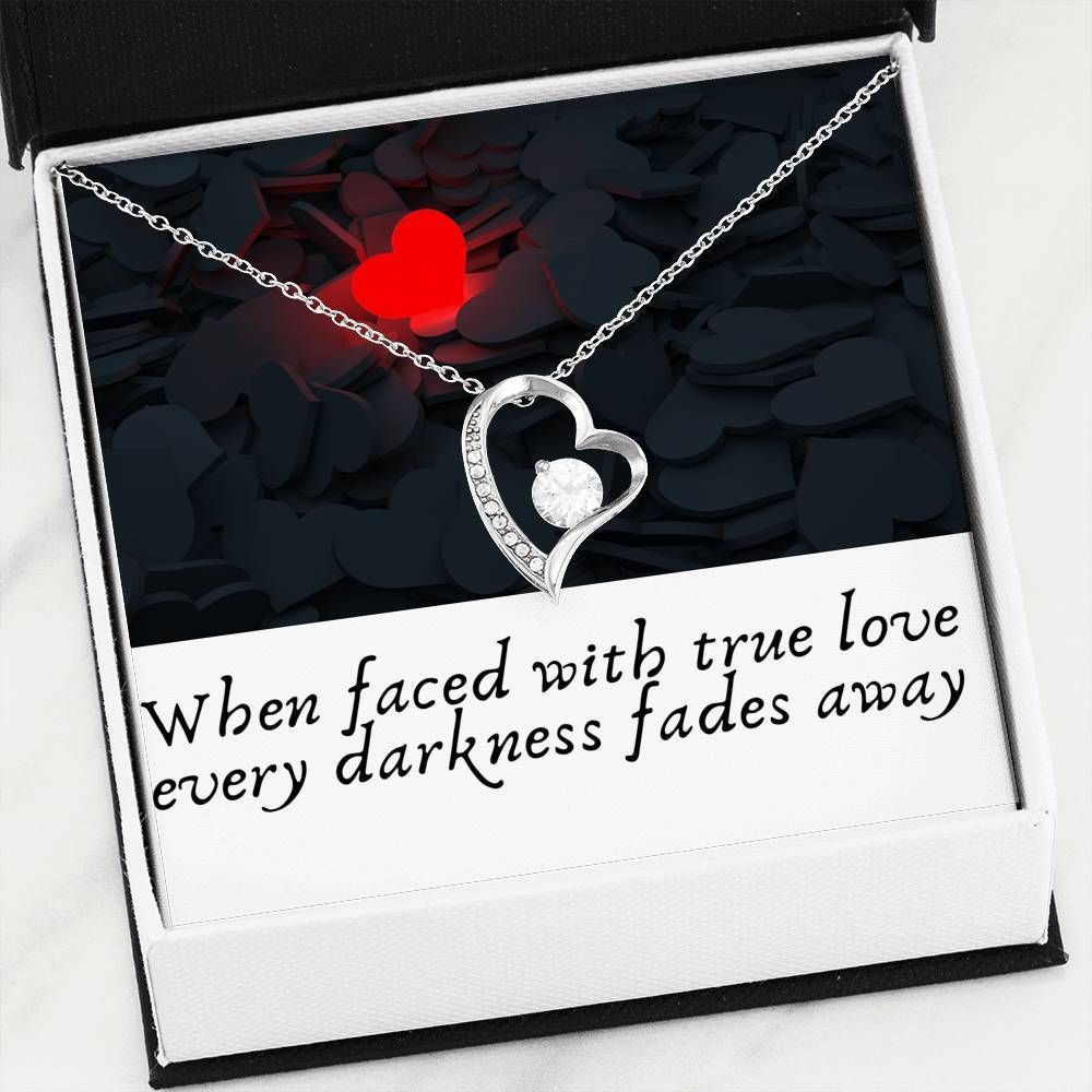 To Daughter True Love Removes All Darkness Forever Love Necklace