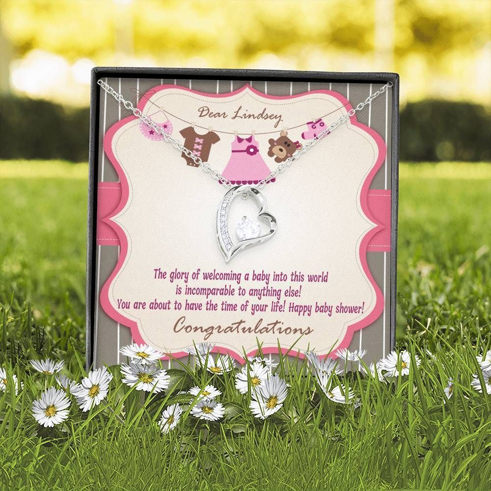 The Glory Of Welcoming A Baby Into This World Forever Love Necklace For Lindsey