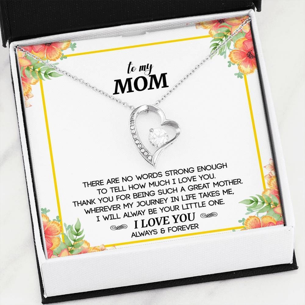 There Is No Words Strong Enough To Tell How Much I Love You Forever Love Necklace