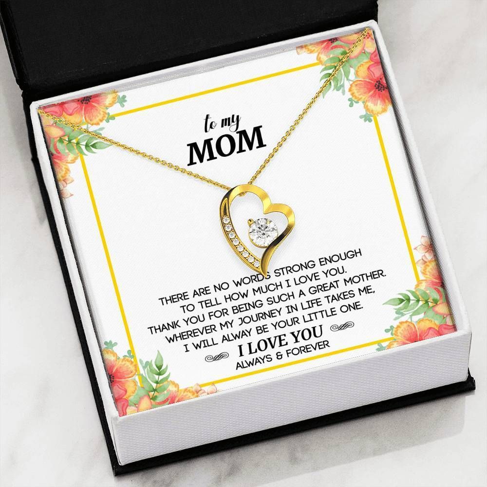 There Is No Words Strong Enough To Tell How Much I Love You Forever Love Necklace