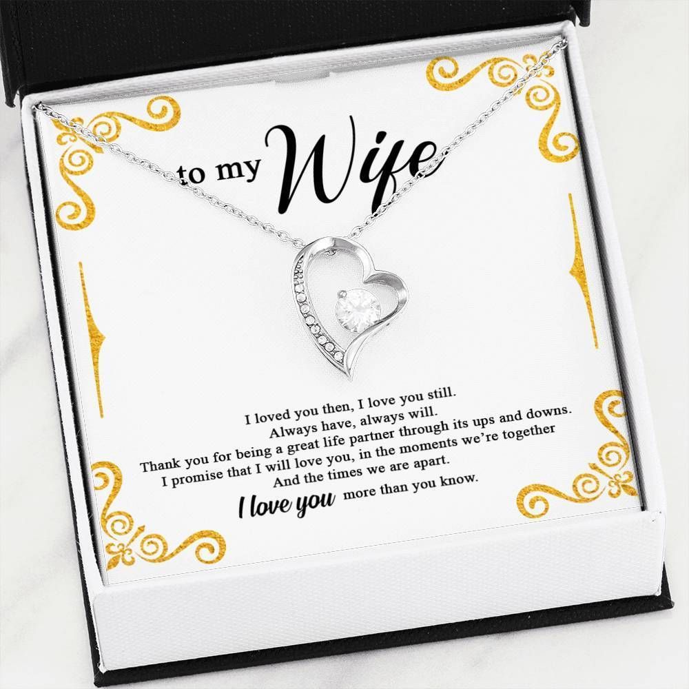 I Love You More Than You Know Forever Love Necklace For Wife