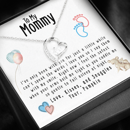 Gift For Mom Love Kisses And Snuggles Forever Love Necklace