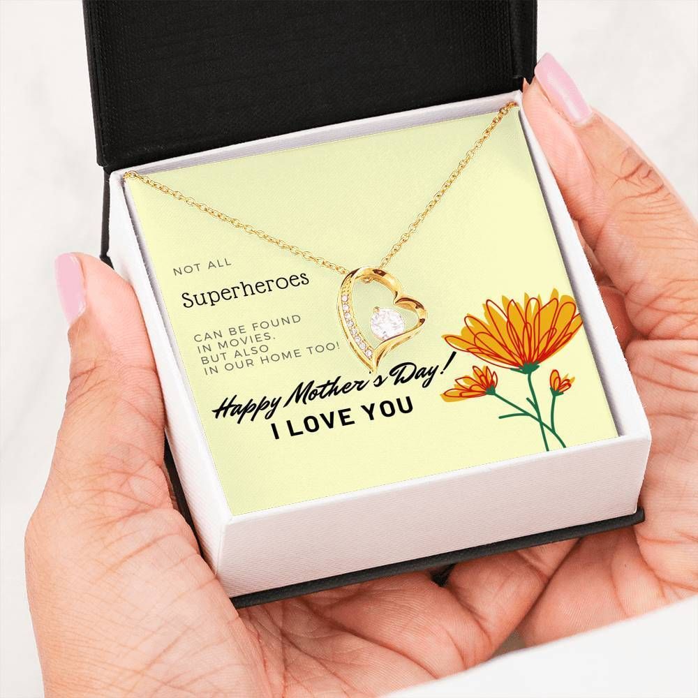 Mother's Day For Mom I Love You Forever Love Necklace