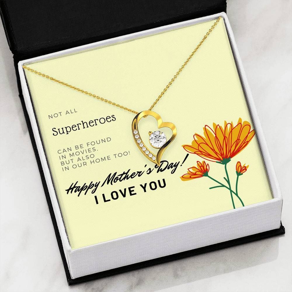 Mother's Day For Mom I Love You Forever Love Necklace