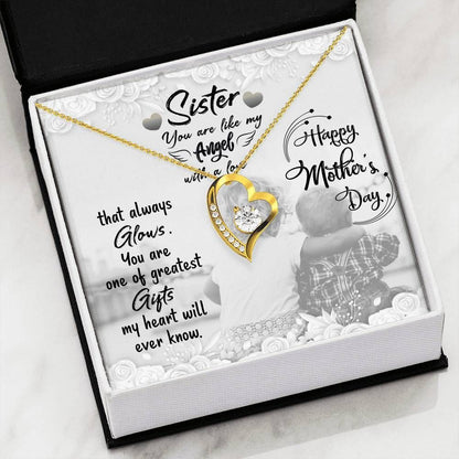 One Of Greatest Gifts Forever Love Necklace For Sister