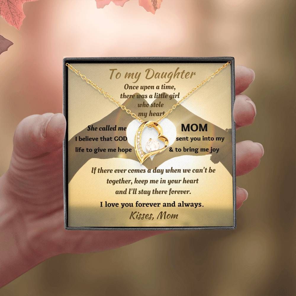 I'll Stay There Forever Forever Love Necklace For Daughter