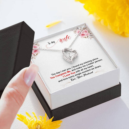 The Day I Met You Forever Love Necklace For Wife