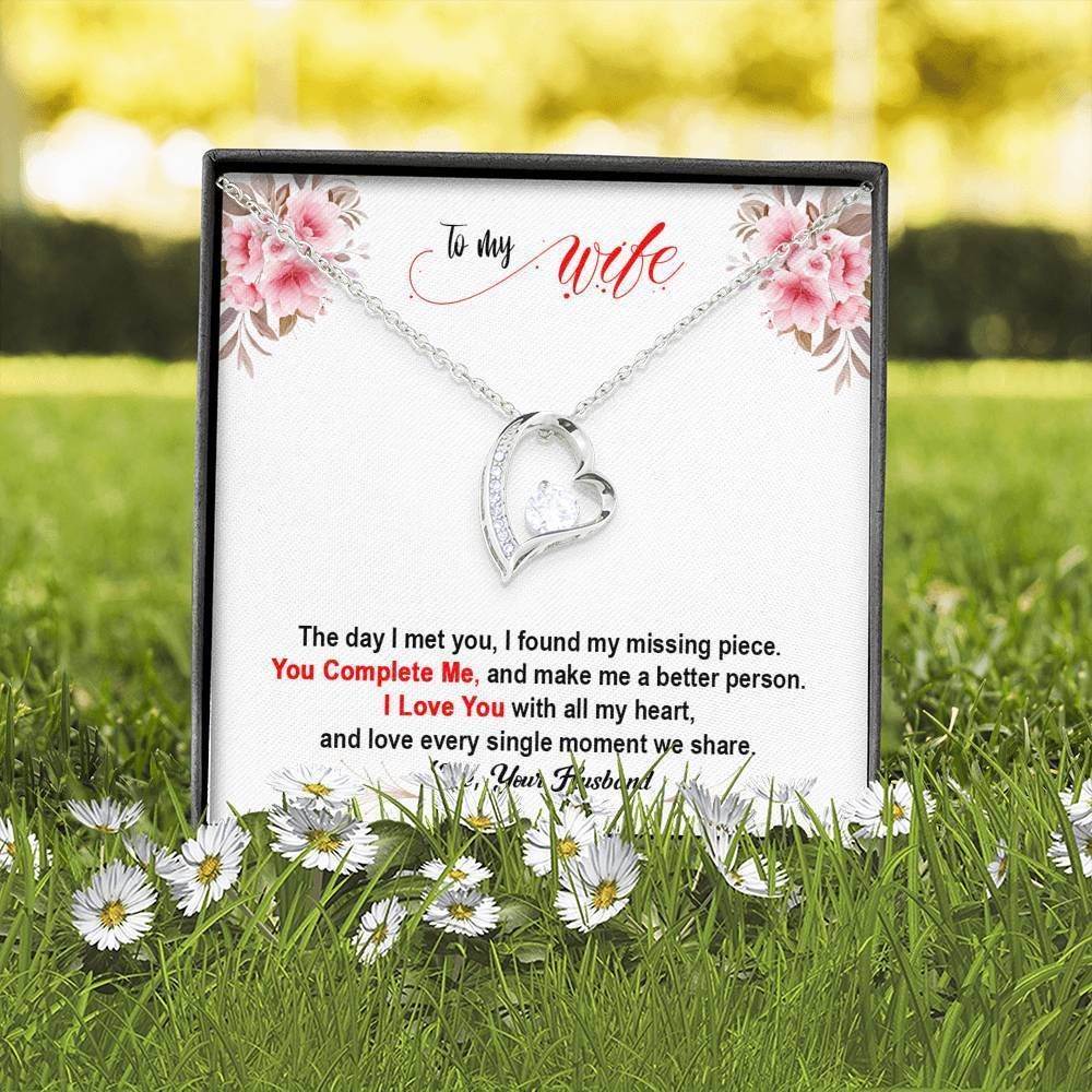 The Day I Met You Forever Love Necklace For Wife