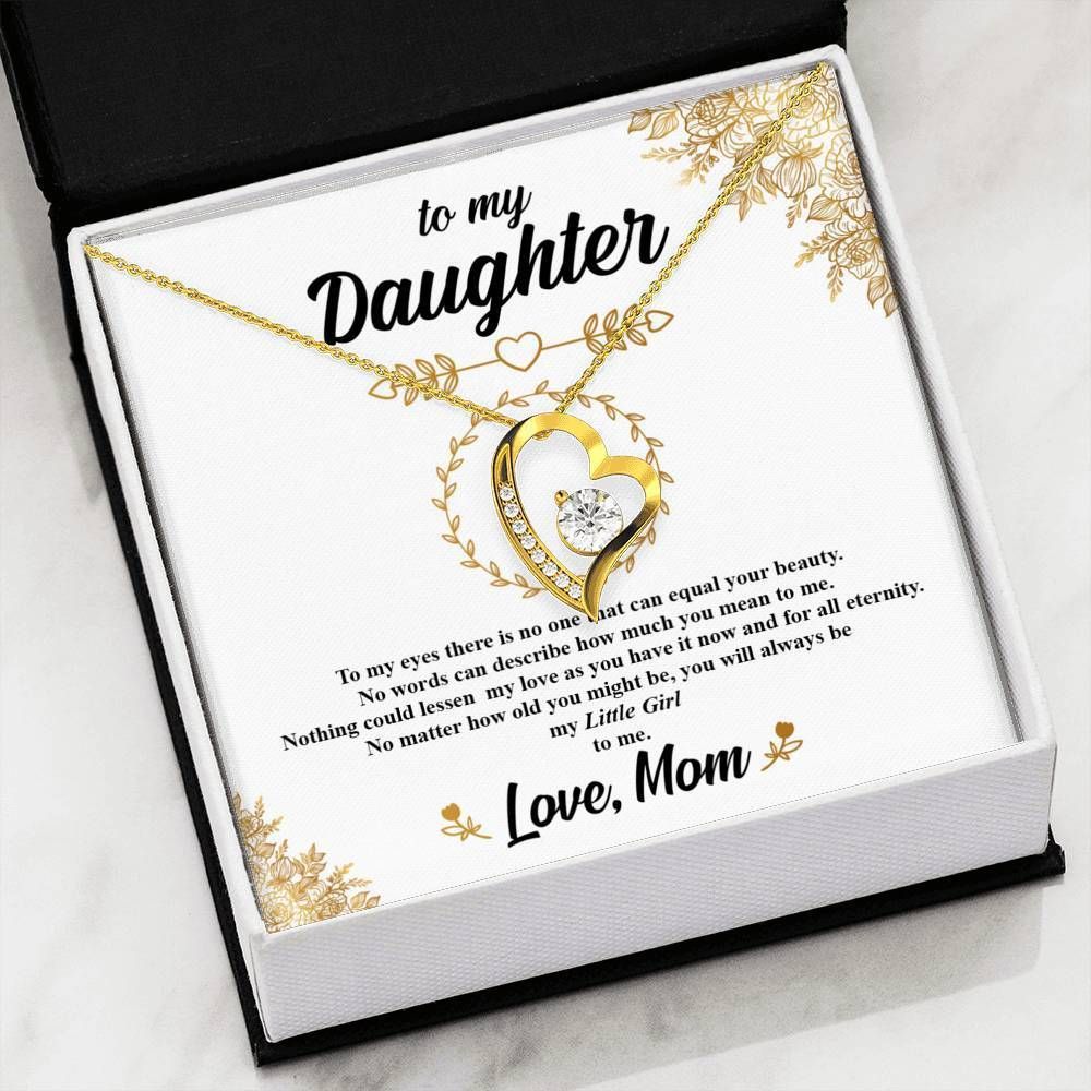 You Always Will Be My Little Girl Forever Love Necklace For Daughter