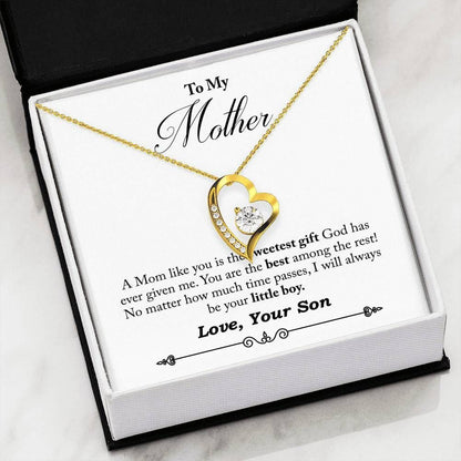 You Are The Best Mom Ever Forever Love Necklace