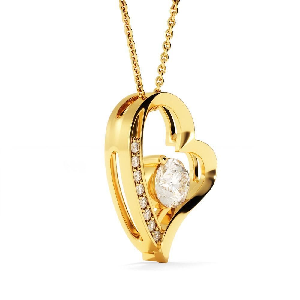 You're All My Heart Ever Talks About Forever Love Necklace For Girlfriend