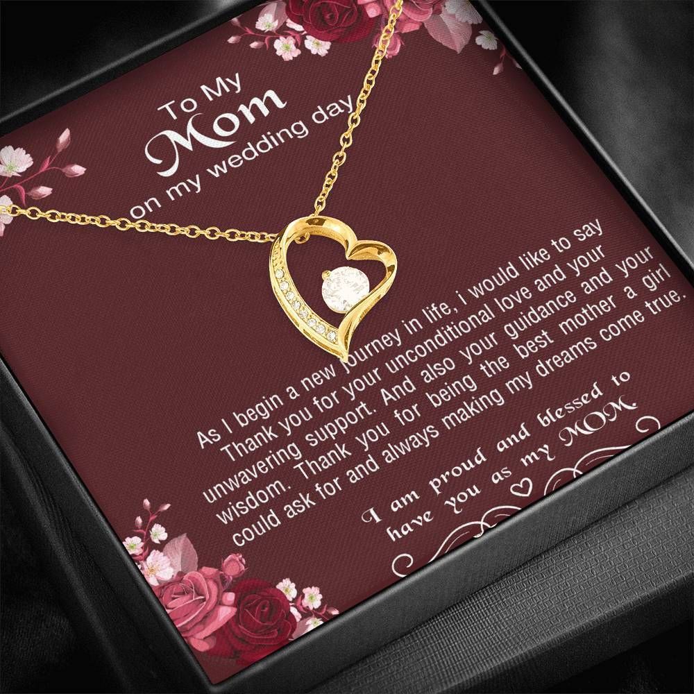 Thank For Unconditional Love Forever Love Necklace For Mom