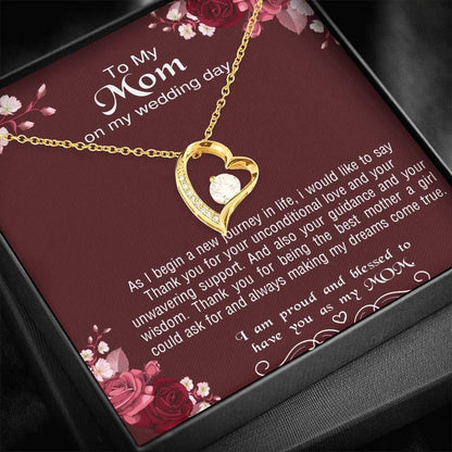 Thank For Unconditional Love Forever Love Necklace For Mom