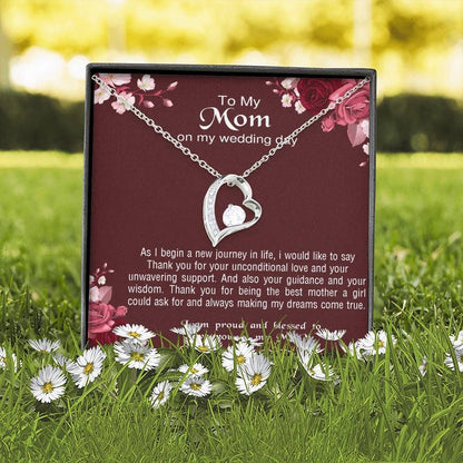 Thank For Unconditional Love Forever Love Necklace For Mom