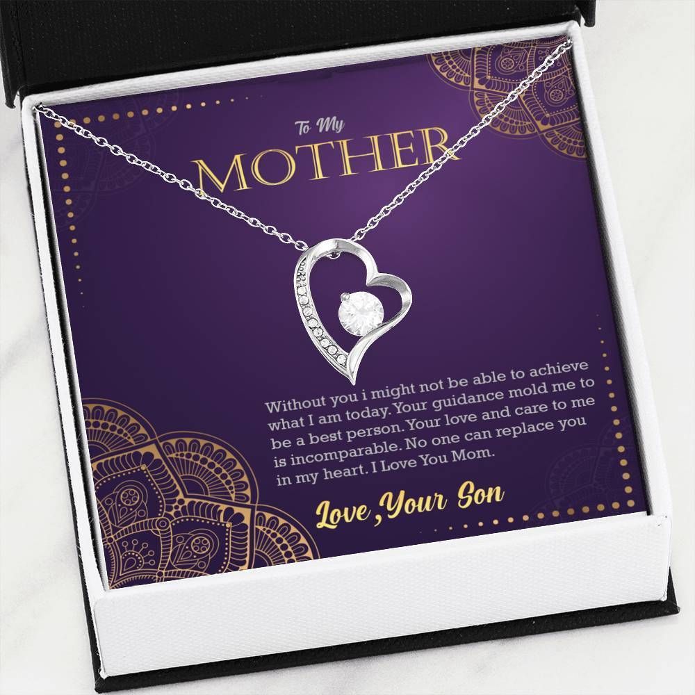 No One Can Replace You In My Heart Forever Love Necklace For Mom