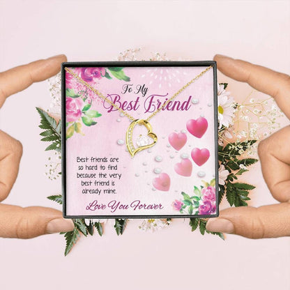 Best Friend Are So Hard To Find Forever Love Necklace For Bff