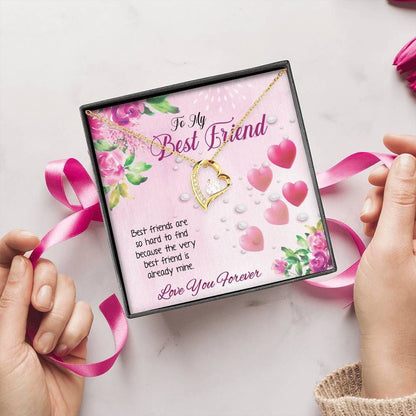 Best Friend Are So Hard To Find Forever Love Necklace For Bff