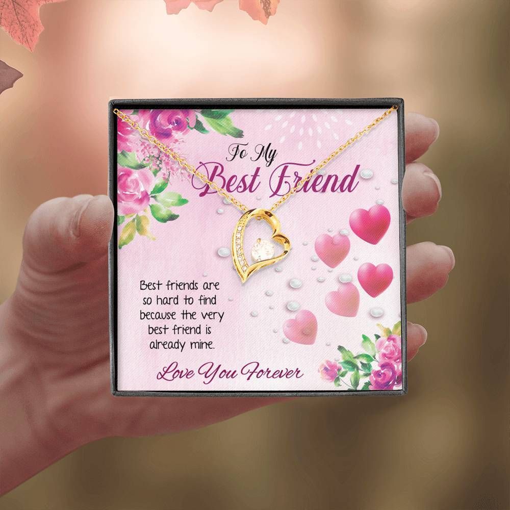 Best Friend Are So Hard To Find Forever Love Necklace For Bff