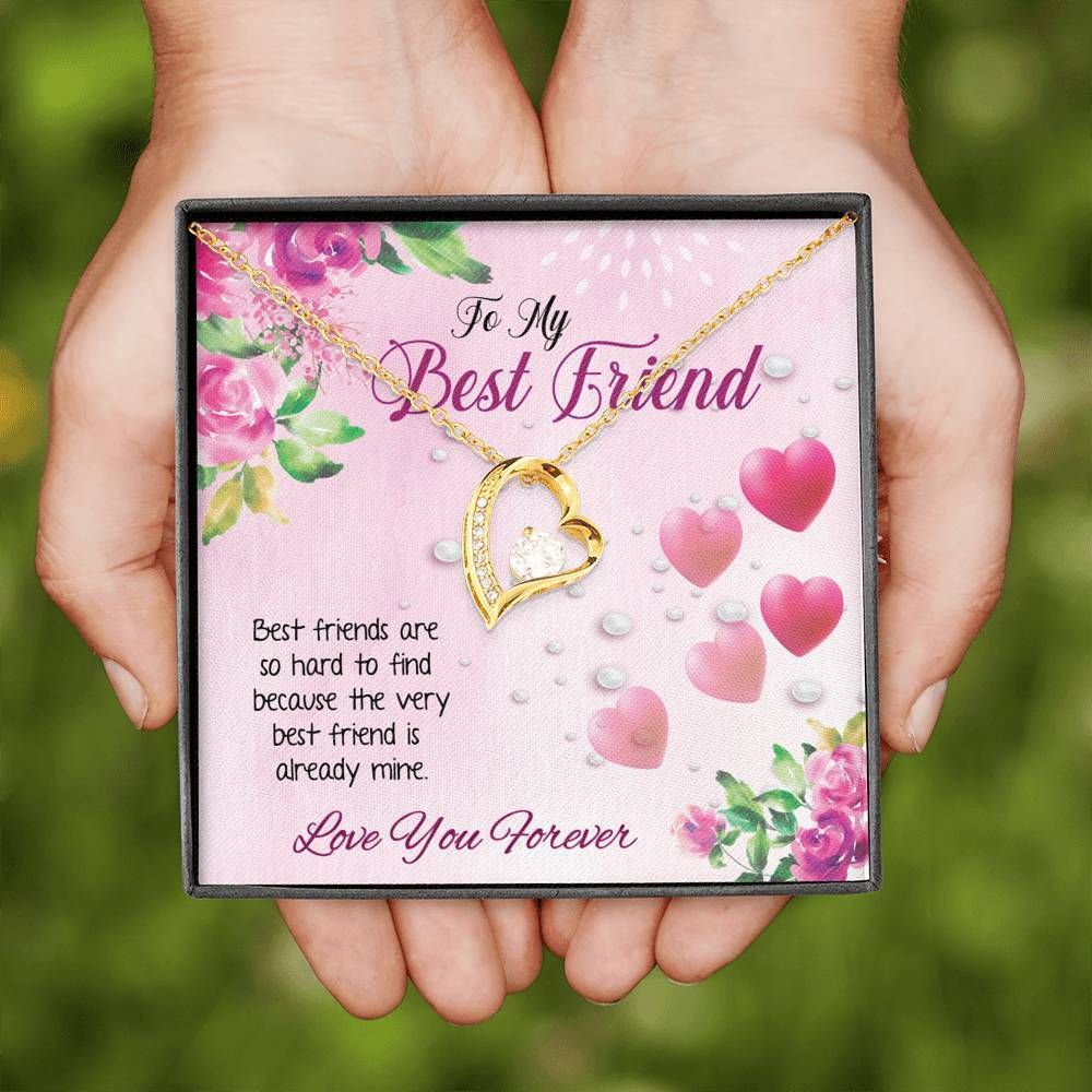 Best Friend Are So Hard To Find Forever Love Necklace For Bff