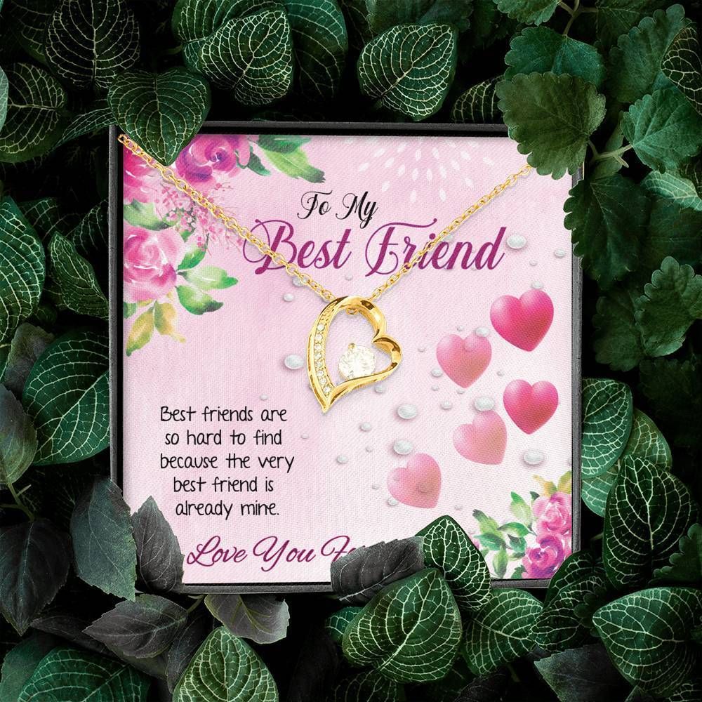 Best Friend Are So Hard To Find Forever Love Necklace For Bff