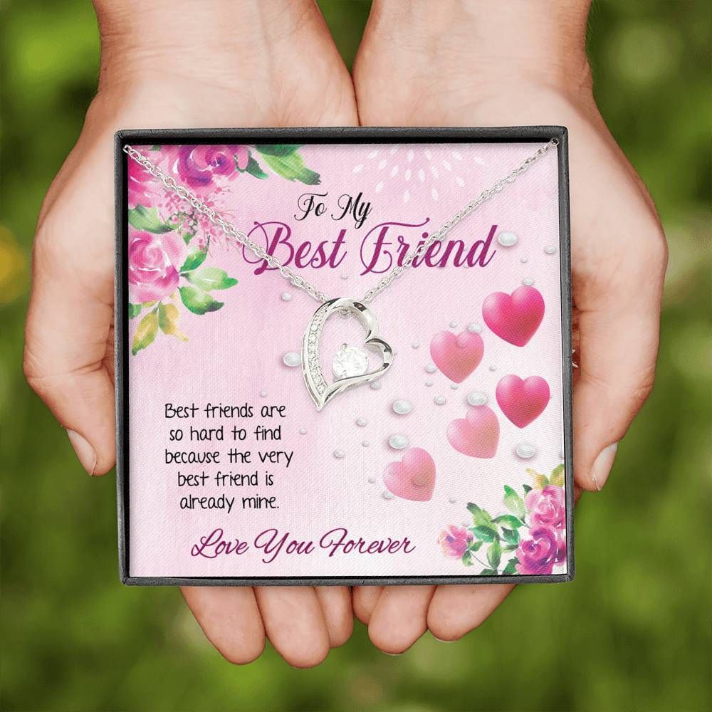 Best Friend Are So Hard To Find Forever Love Necklace For Bff