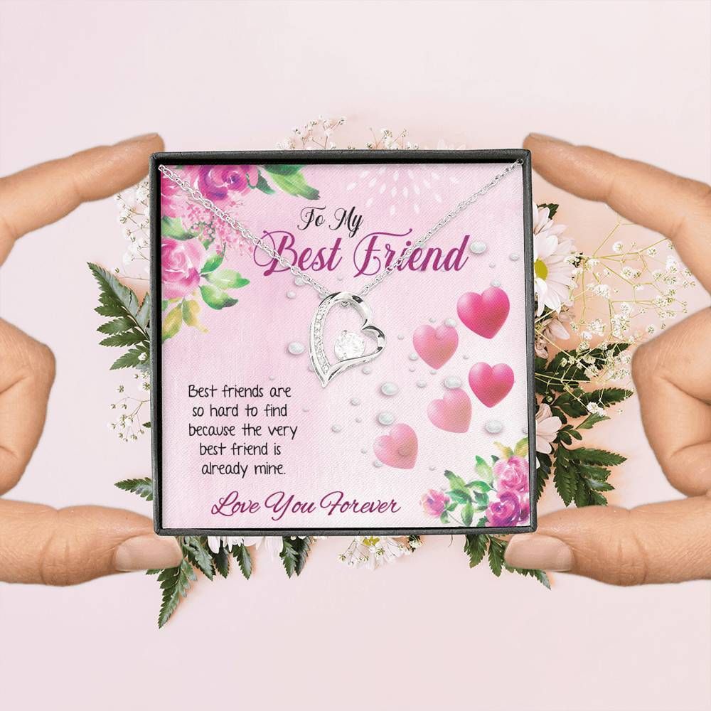 Best Friend Are So Hard To Find Forever Love Necklace For Bff