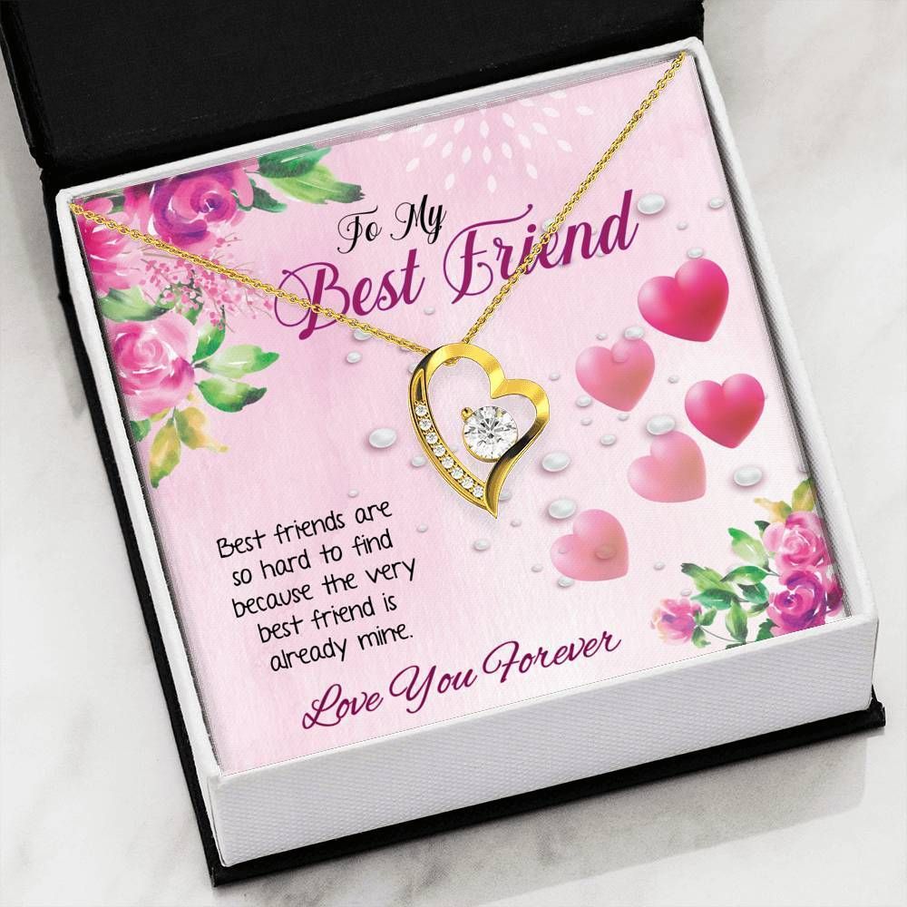 Best Friend Are So Hard To Find Forever Love Necklace For Bff