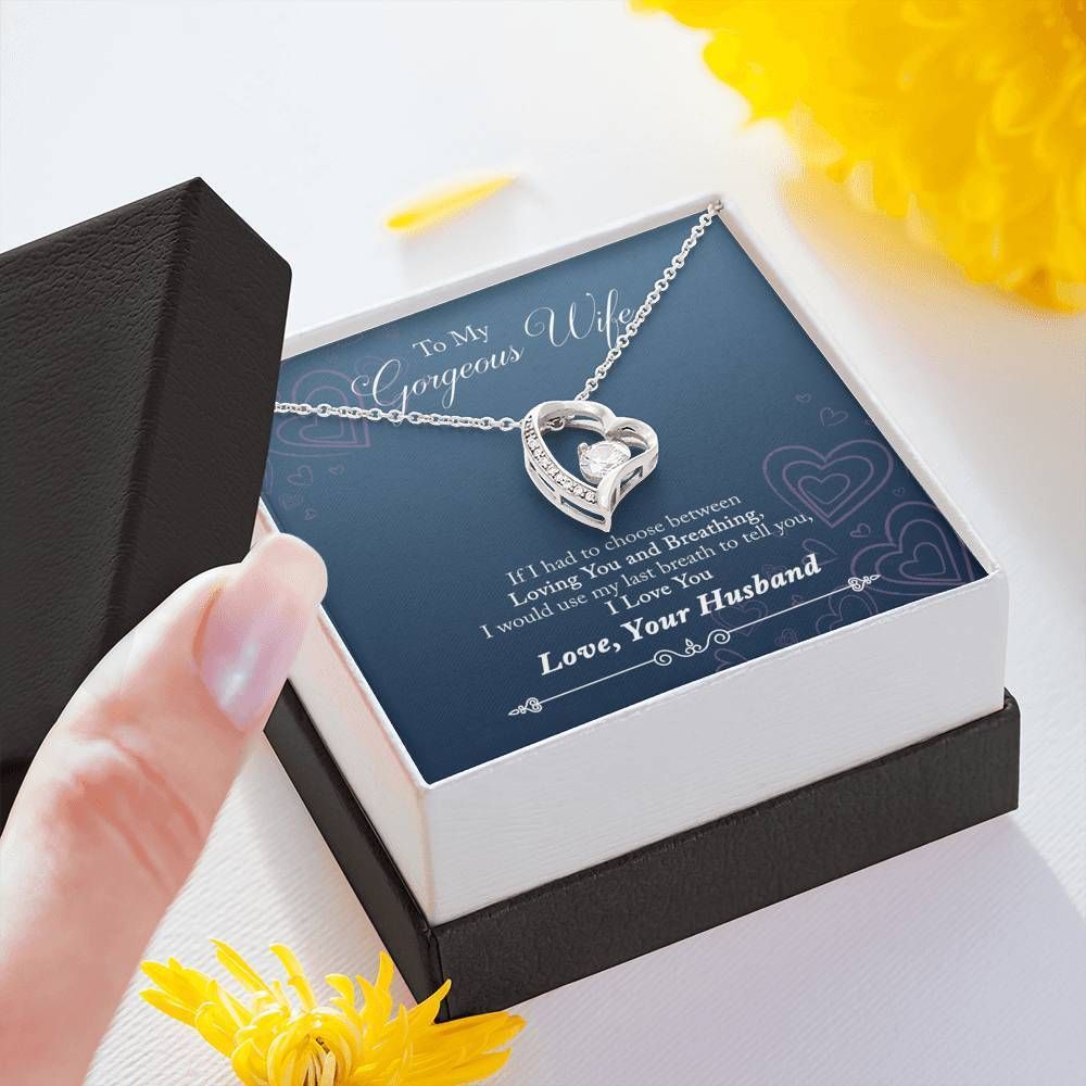 I Love You My Gorgeous Wife Forever Love Necklace