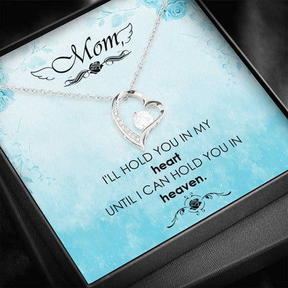 Hold You In My Heart Forever Love Necklace Gifts For Angel Mom