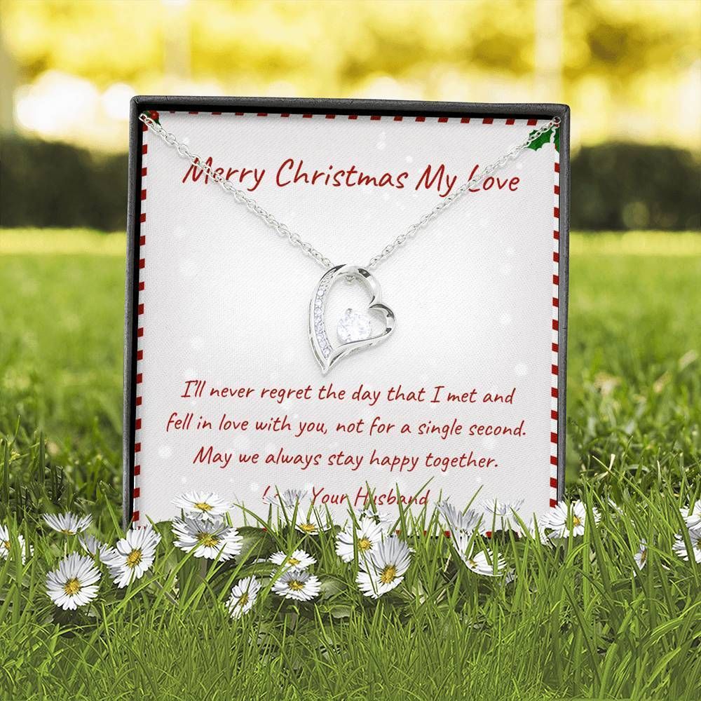 Merry Christmas My Love Forever Love Necklace For Wife