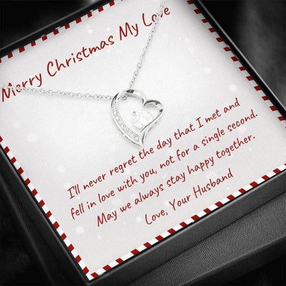 Merry Christmas My Love Forever Love Necklace For Wife