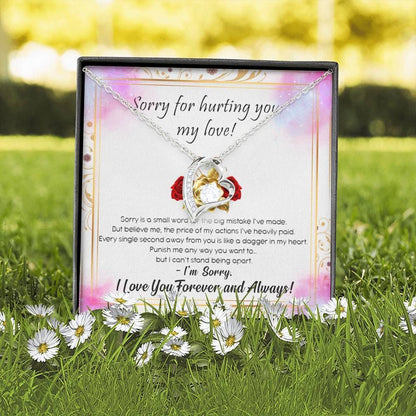 Sorry For Hurting You Forever Love Necklace Gift For Honey