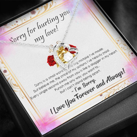 Can't Stand Being Apart Forever Love Necklace Gift For Darling