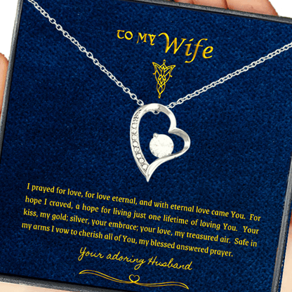 You Are My Answered Forever Love Necklace Gift For Wife