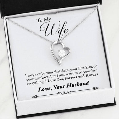 To My Wife From Husband Forever Love Necklace I Love You Always