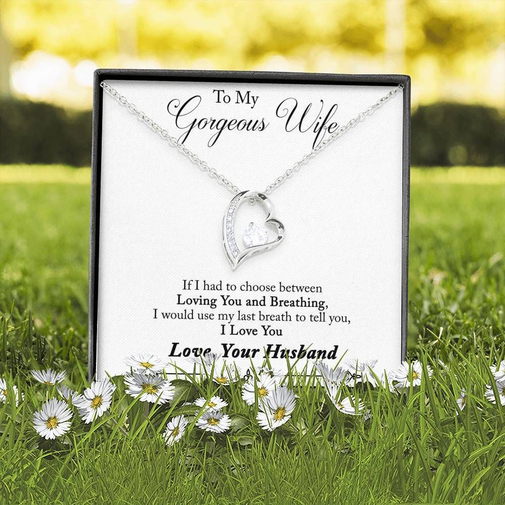 If I Had To Choose Forever Love Necklace Gift For Wife