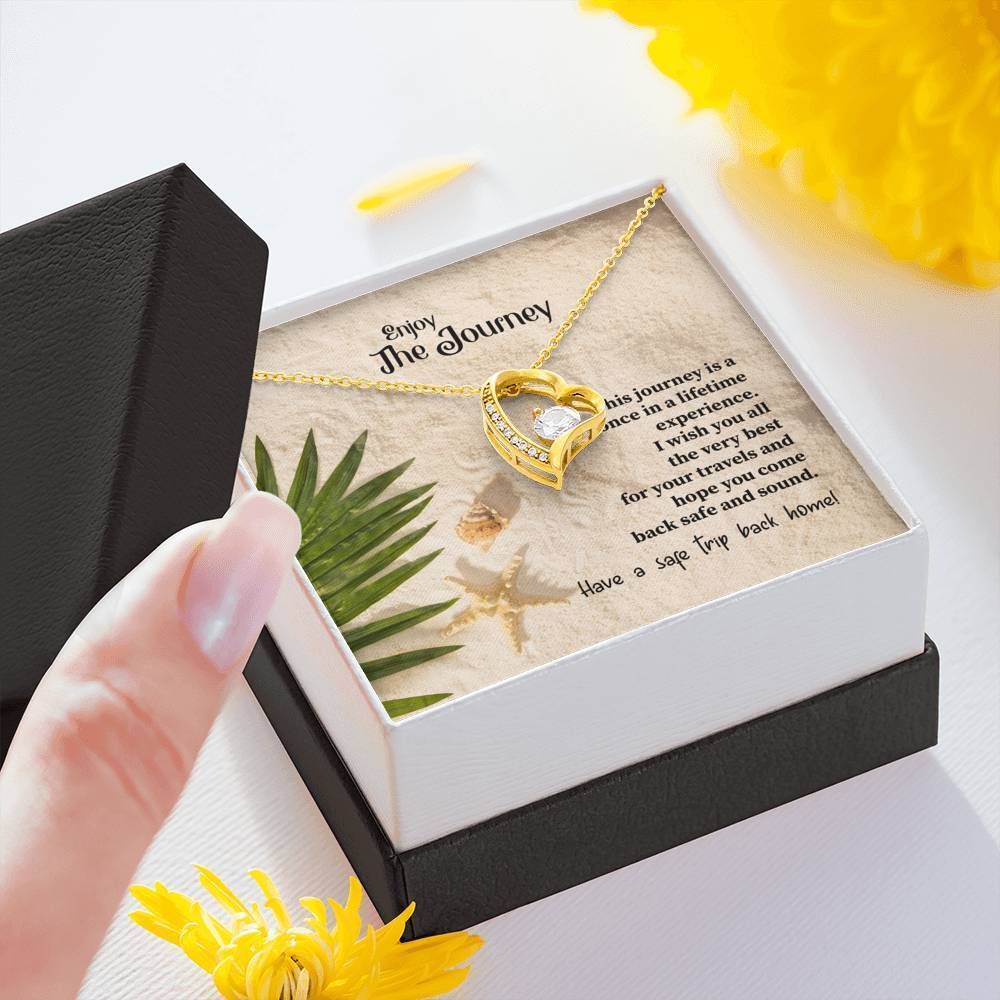 Enjoy The Journey Forever Love Necklace For Daughter