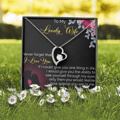 How Special You Are Forever Love Necklace Gift For Wife