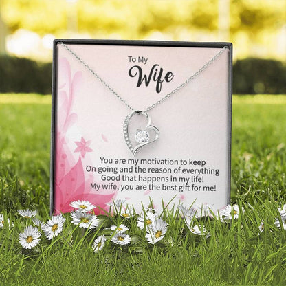 The Best Gift For Me Forever Love Necklace Gift For Wife