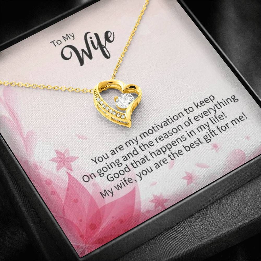 The Best Gift For Me Forever Love Necklace Gift For Wife